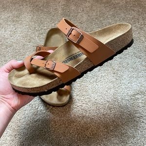 Birkenstock Sandals in Orange Color Size 9